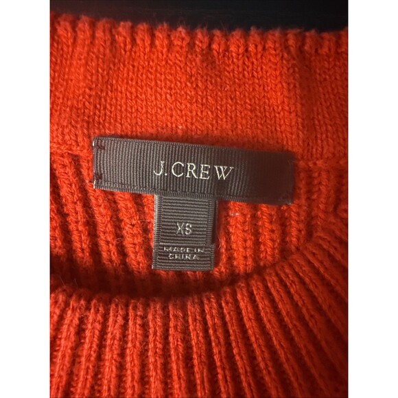 J. Crew Womens Sleeveless Sweater Knit XS Classic Red‎ Holiday Preppy - Picture 8 of 10